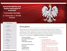 Tablet Screenshot of komornik-koscian.pl